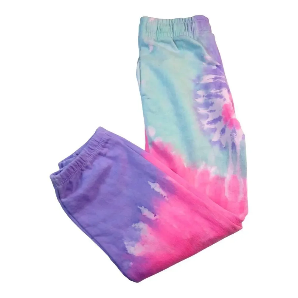 Dreamsides Kids Girls Tie Dye Sweatpants - Size Medium Very Cute!